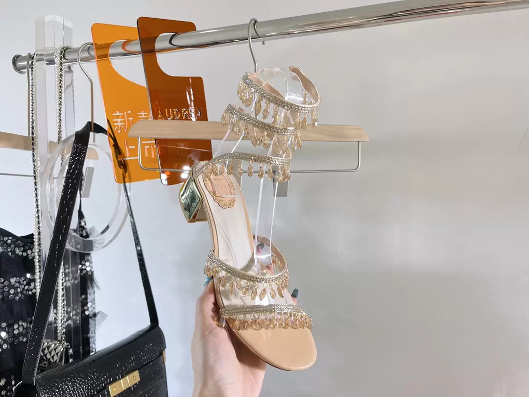 2022 dress shoes Pearl Crystals Embellished stiletto Heels sandals 10mm rhinestone Evening shoes women high heeled Luxury Designers Wraparound, As pic 2
2022 dress shoes Pearl Crystals Embellished stiletto Heels sandals 10mm rhinestone Evening shoes women high heeled Luxury Designers Wraparound, As pic 2