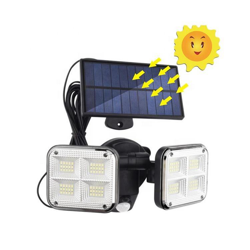 Solar Charging LED Sensor Two Heads Mounted Wall Lights Adjustable Outdoor Waterproof Garden Light
Solar Charging LED Sensor Two Heads Mounted Wall Lights Adjustable Outdoor Waterproof Garden Light