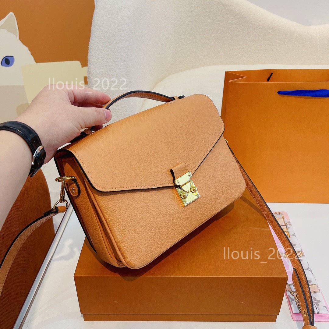 2022 catwalk Metis S-Lock messenger package classic shoulder bag clutch handbag luxury designer bag leather crossbody evening packages tote wallet purse M45773, Black