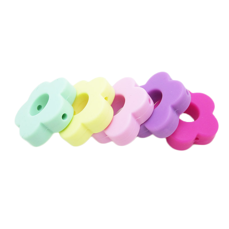 Silicone Flower Beads with Hole 27mm Mini Teething Beads Food Grade Silicone BPA Free Sensory Loose Beads DIY Jewelry Making Accessories
Silicone Flower Beads with Hole 27mm Mini Teething Beads Food Grade Silicone BPA Free Sensory Loose Beads DIY Jewelry Making Accessories