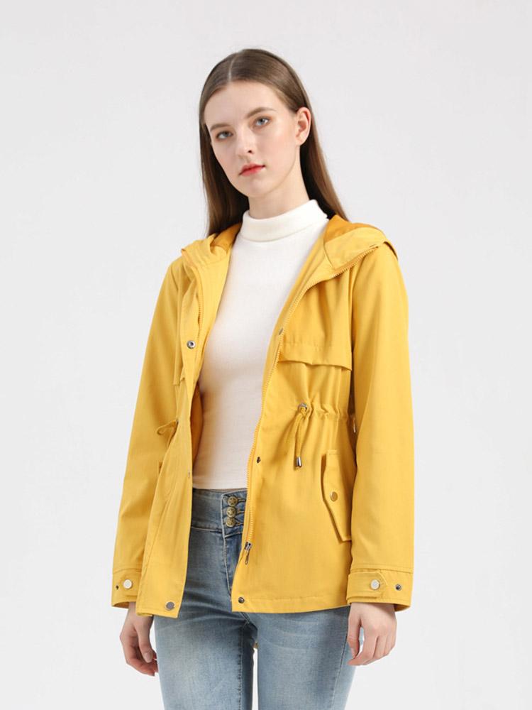 Women' Trench Coats Women Hooded Collar Long Sleeve Solid Color Waisted For Ladies Fashion All Match JacketWomen, Black
Women' Trench Coats Women Hooded Collar Long Sleeve Solid Color Waisted For Ladies Fashion All Match JacketWomen, Black