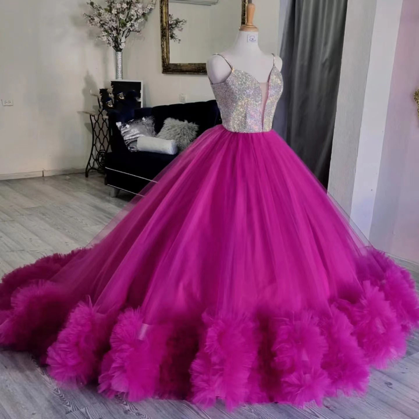 2022 Quinceanera Dresses For Sweet 16 Girl Beading Sleeveless Princess Ball Gowns Birthday Prom Dress Vestido De 15 Anos Quinceanera, Chocolate
2022 Quinceanera Dresses For Sweet 16 Girl Beading Sleeveless Princess Ball Gowns Birthday Prom Dress Vestido De 15 Anos Quinceanera, Chocolate