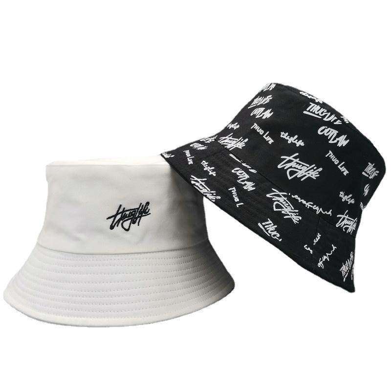 Berets Double Side Printed Letter Embroidery Bucket Hats Art Casual Wear Sunshade Basin Hat Double-sided Sunhats Unisex HatBerets, Black
Berets Double Side Printed Letter Embroidery Bucket Hats Art Casual Wear Sunshade Basin Hat Double-sided Sunhats Unisex HatBerets, Black