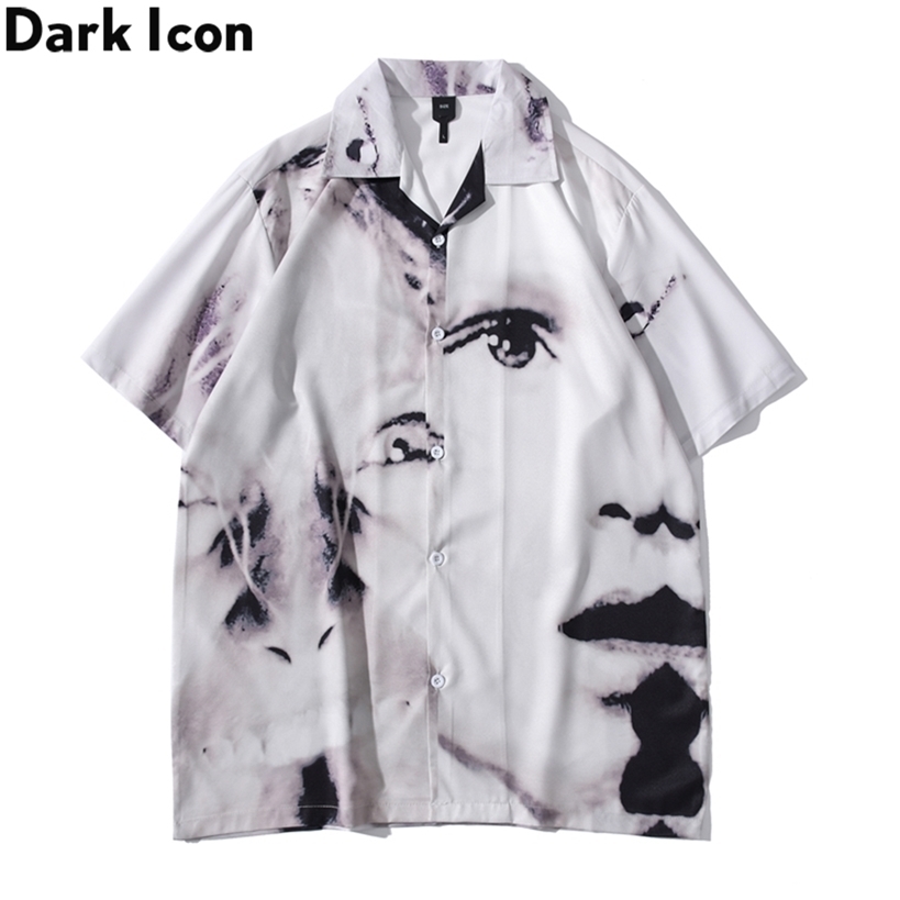Dark Icon Vintage Street Men's Shirts Short Sleeve Summer Thin Material Hawaiian Shirt Man Blouse Male Top 220323, As photo
Dark Icon Vintage Street Men's Shirts Short Sleeve Summer Thin Material Hawaiian Shirt Man Blouse Male Top 220323, As photo