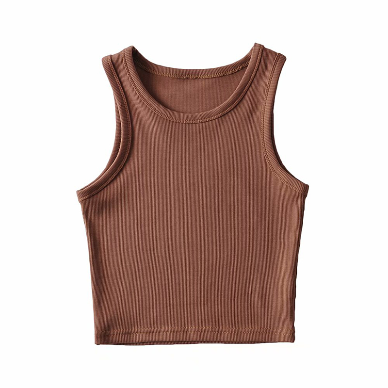 Slim Girls Bomb Cotton Tanks Summer Fashion Ladies Sexy Tops Vintage Women Knitted Solid Tank Female Chic Top Cute 220325