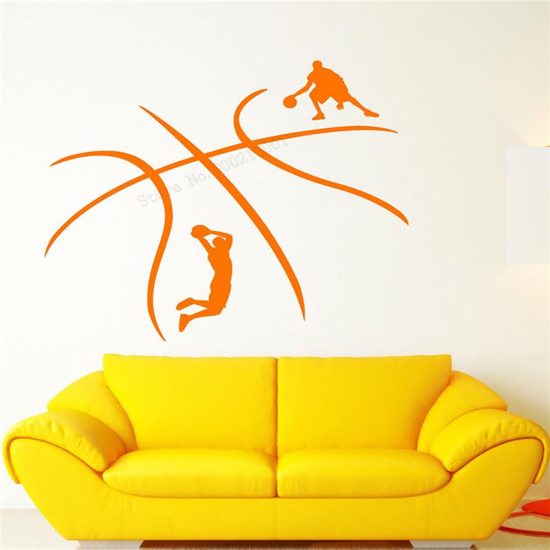 Wall Stickers Decoration Sports Basketball Sticker Art Removeable Poster Modern Player Game Decal LY331
Wall Stickers Decoration Sports Basketball Sticker Art Removeable Poster Modern Player Game Decal LY331