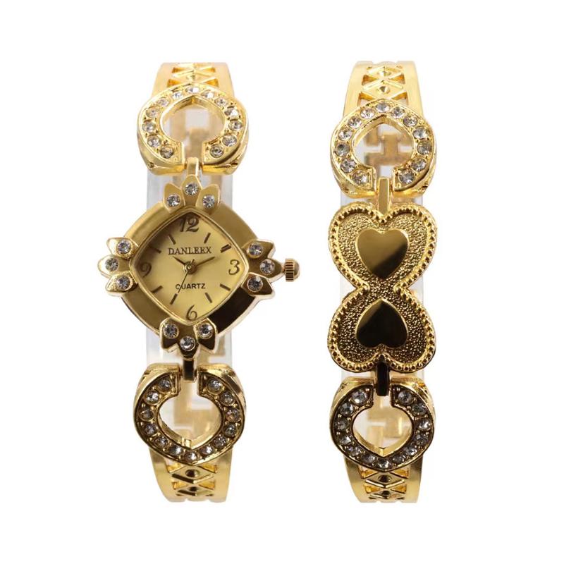 Wristwatches Women Watches Gold Watch Ladies Wrist Luxury Rhinestone Women's Bracelet 2 Pcs Female Relogio Feminino With BoxWristwatches, White set
Wristwatches Women Watches Gold Watch Ladies Wrist Luxury Rhinestone Women's Bracelet 2 Pcs Female Relogio Feminino With BoxWristwatches, White set
