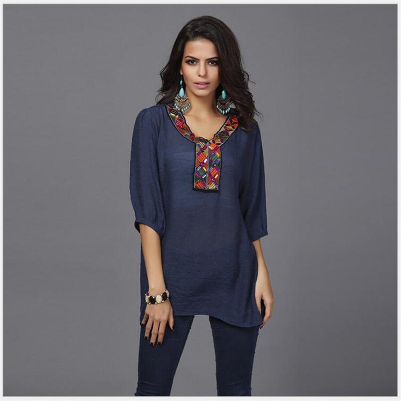 Women's Blouses & Shirts Arrived Embroidery Women Top Summer Fashion Female Blouse Femininas Blusas Causal Print Plus Size High Quality 1617, White
Women's Blouses & Shirts Arrived Embroidery Women Top Summer Fashion Female Blouse Femininas Blusas Causal Print Plus Size High Quality 1617, White