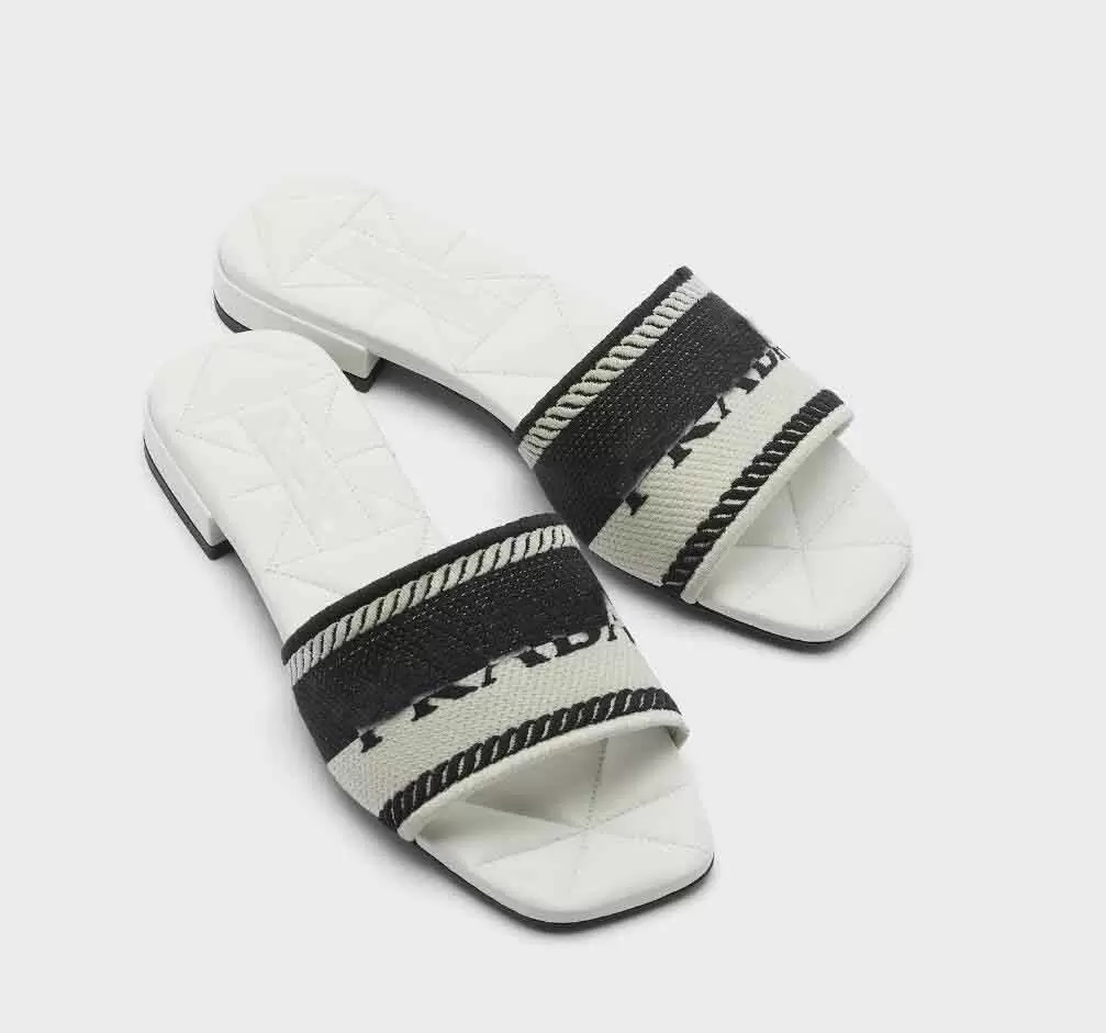 Summer Fashion Emblematic Fabric Sandals Shoes Slides Flats Women's Quilted Nappa Leather Women Beach Slip On Slides Luxury Designer Flip Flops Sandalias 35-42
Summer Fashion Emblematic Fabric Sandals Shoes Slides Flats Women's Quilted Nappa Leather Women Beach Slip On Slides Luxury Designer Flip Flops Sandalias 35-42