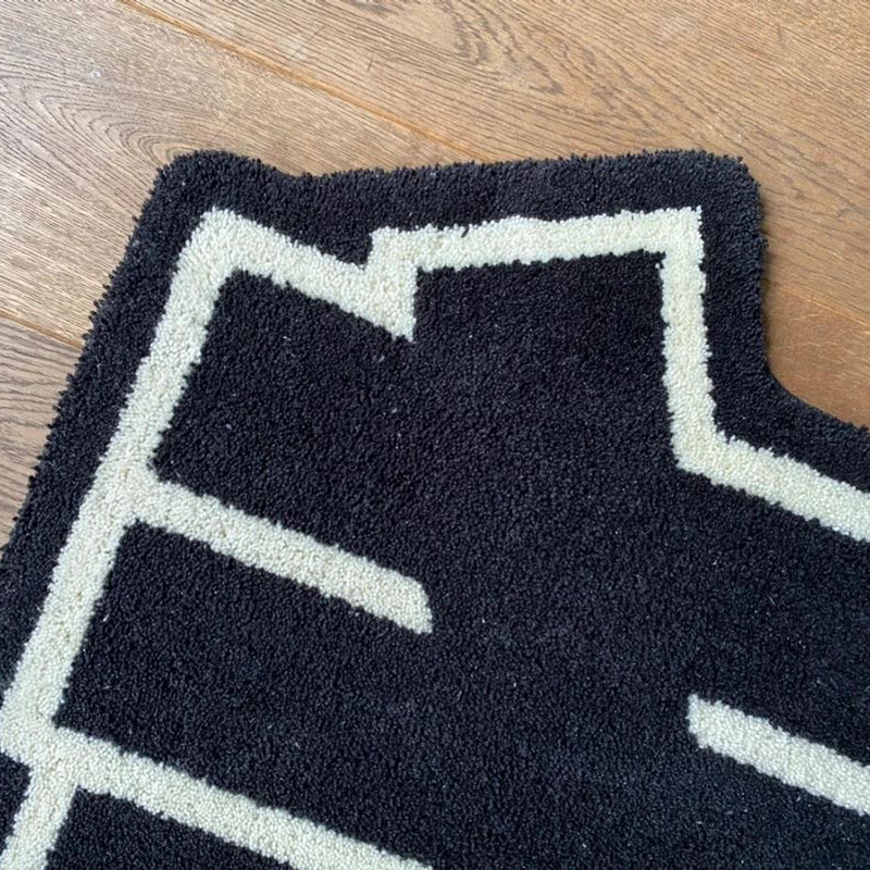 Home Furnishings Artistic Carpet Undftd Five Strike Classic Logo Shape Rug Hypebeast Collection Parlor Bedroom Playroom Handtufted Trending Floor Mat 