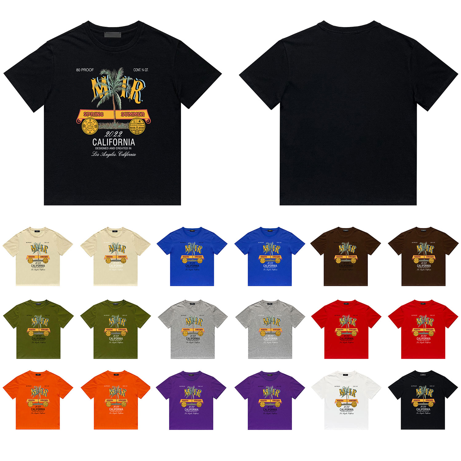 Top Qaulity Mens Designer T Shirts Casual Tees Comfortable Men Women coconut tree Libra Print 100% Cotton Shirt T-Shirts AM975754, 24
Top Qaulity Mens Designer T Shirts Casual Tees Comfortable Men Women coconut tree Libra Print 100% Cotton Shirt T-Shirts AM975754, 24