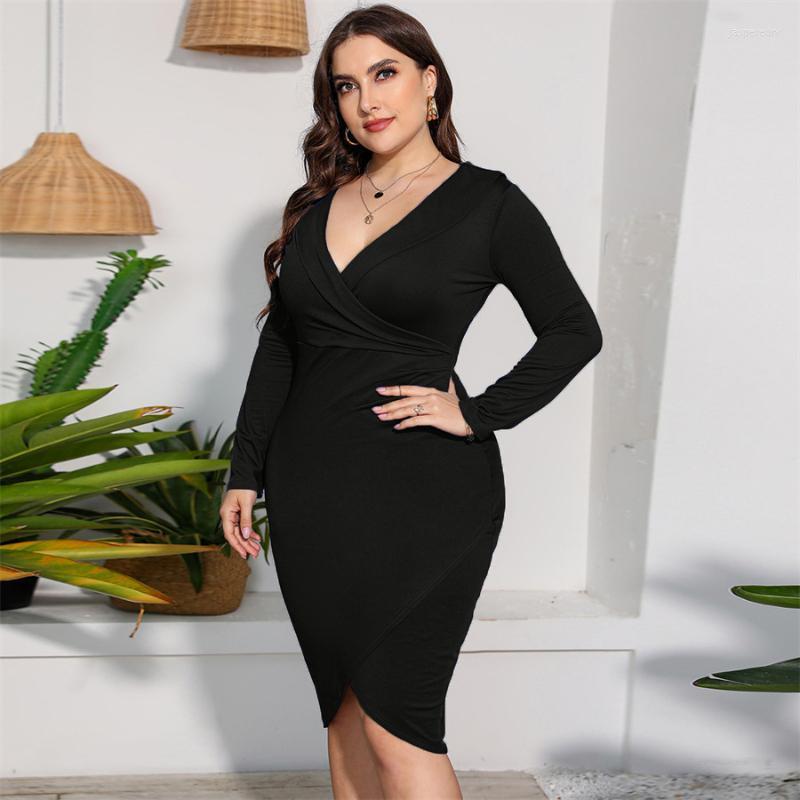 Plus Size Dresses Sexy Elegant Party Dress Red Black Blue Slim Thin Women's Clothing V Neck Large Vestidos Jasp22
Plus Size Dresses Sexy Elegant Party Dress Red Black Blue Slim Thin Women's Clothing V Neck Large Vestidos Jasp22
