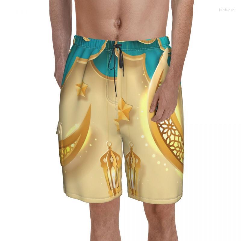 Men' Shorts Eid Mubarak Board Light Blue And Gold Beach Short Pants Men Funny Print Swimming Trunks Plus Size 2XLMen' Bert22
Men' Shorts Eid Mubarak Board Light Blue And Gold Beach Short Pants Men Funny Print Swimming Trunks Plus Size 2XLMen' Bert22