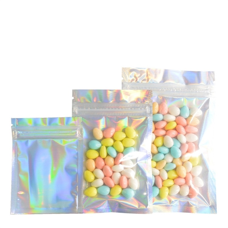 Resealable Plastic Packaging Bags Holographic Aluminum Foil Pouch Smell Proof mylar Bag for Food Storage 2types Laser packing baggies 2941 T
Resealable Plastic Packaging Bags Holographic Aluminum Foil Pouch Smell Proof mylar Bag for Food Storage 2types Laser packing baggies 2941 T