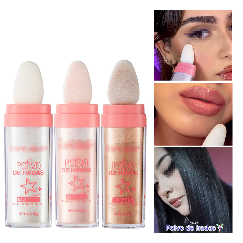 3D Body & Face Highlighter - Natural Fairy Glow Powder for Brightening & Contouring Makeup, ZL1287, White
3D Body & Face Highlighter - Natural Fairy Glow Powder for Brightening & Contouring Makeup, ZL1287, White