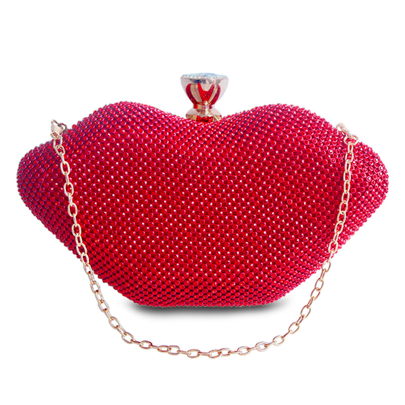 Evening Bags Sexy Female Red Lips Crystal Purses Ladies Metal Day Toiletry Punk Party Wallet Wallets Women Shoulder Clutch Bag 1v 1ouis Handbag handbags crossboby, Good bags as pic
Evening Bags Sexy Female Red Lips Crystal Purses Ladies Metal Day Toiletry Punk Party Wallet Wallets Women Shoulder Clutch Bag 1v 1ouis Handbag handbags crossboby, Good bags as pic