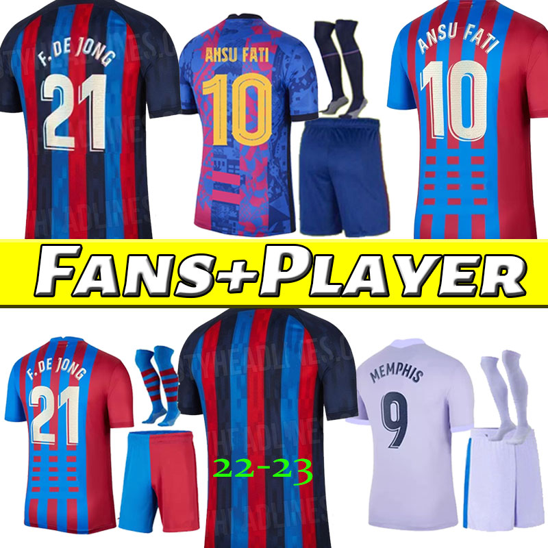 barcelona 21 22 23 ANSU FATI soccer jersey 2021 2022 2023 home away F. DE JONG DANI PEDRI Camisetas de men kids football kit shirts player version ALVES, Third
barcelona 21 22 23 ANSU FATI soccer jersey 2021 2022 2023 home away F. DE JONG DANI PEDRI Camisetas de men kids football kit shirts player version ALVES, Third