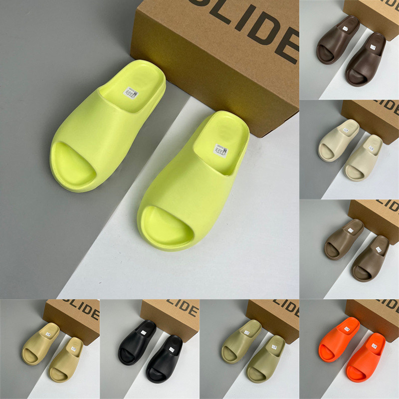 2022 Designer Slippers Slide Men Women Glow Green Onyx Trainers Ochre Enflame Orange Bone Earth Brown Resin Slide Sandals 36-46, With box
2022 Designer Slippers Slide Men Women Glow Green Onyx Trainers Ochre Enflame Orange Bone Earth Brown Resin Slide Sandals 36-46, With box