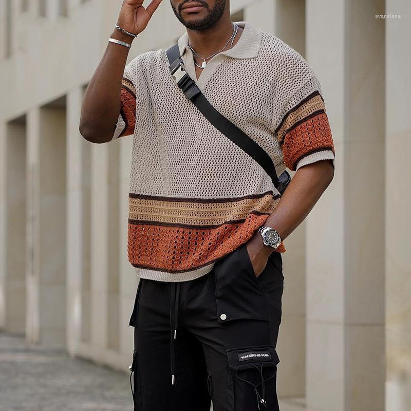 Men' Polos Summer Men T-shirt Knitted Cardigan Shirts Men' Poloshirt Short Sleeve Tops Breathable Streetwear ClothingMen' Men'sMen, Beige
Men' Polos Summer Men T-shirt Knitted Cardigan Shirts Men' Poloshirt Short Sleeve Tops Breathable Streetwear ClothingMen' Men'sMen, Beige