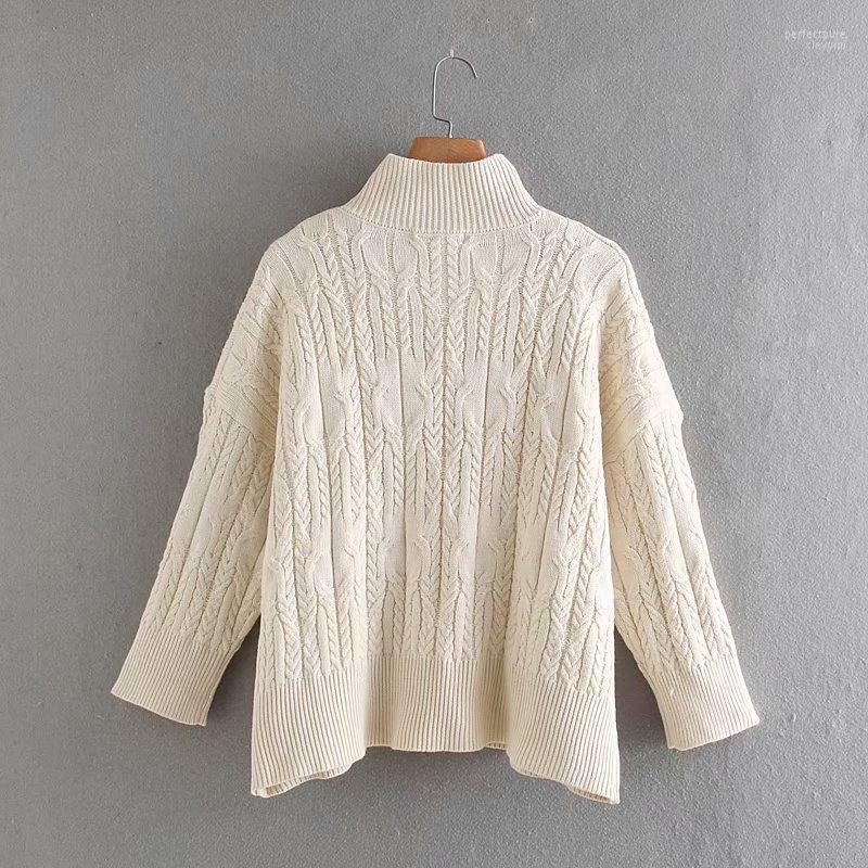 Women's Sweaters Women Winter Eight-part Series Knitting Sweater 2022 Fashion Girls Ladies Beige High Collar Pullover Female Casual Perf22
Women's Sweaters Women Winter Eight-part Series Knitting Sweater 2022 Fashion Girls Ladies Beige High Collar Pullover Female Casual Perf22