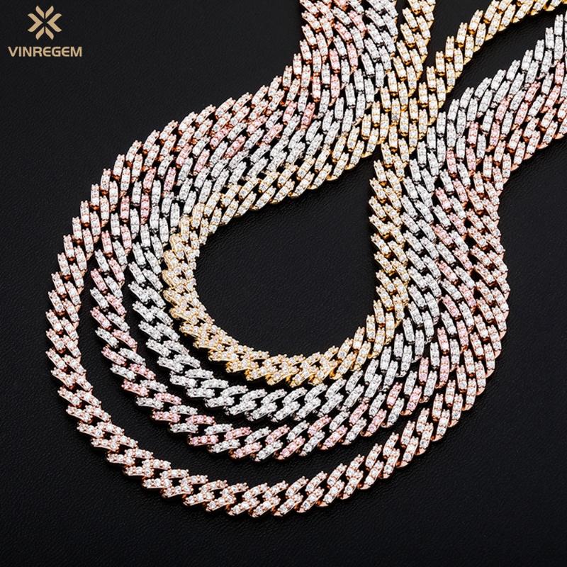 Chains Vinregem Hip Hop Rock 925 Sterling Silver 8 MM Created Moissanite Gemstone Personality Chain Necklace Fine Jewelry Wholesale
Chains Vinregem Hip Hop Rock 925 Sterling Silver 8 MM Created Moissanite Gemstone Personality Chain Necklace Fine Jewelry Wholesale