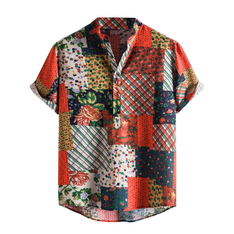 Men's T-Shirts Shirt For Men Printed Daily Basic Fit Blouse Long Sleeve Button ShirtMen's, Multicolor
Men's T-Shirts Shirt For Men Printed Daily Basic Fit Blouse Long Sleeve Button ShirtMen's, Multicolor