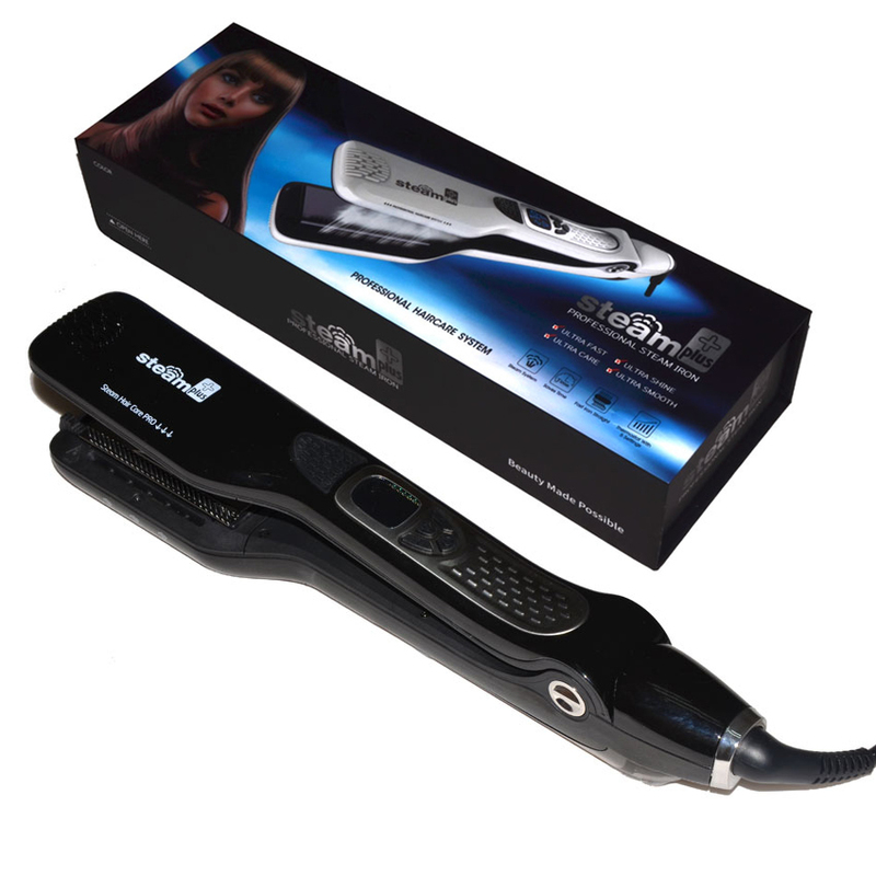 Drop Steam Hair Straightener Brush Professional Electric Straightening Comb Ceramic Flat Iron Styling Tool 220623