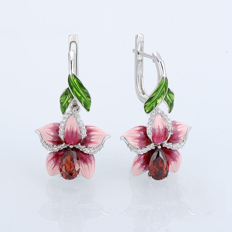 Dangle & Chandelier Fashion Enamel Red Flower Drop Earrings Luxury Creative Handmade Jewelry For Women Wedding Anniversary Dainty OrnamentsD
Dangle & Chandelier Fashion Enamel Red Flower Drop Earrings Luxury Creative Handmade Jewelry For Women Wedding Anniversary Dainty OrnamentsD