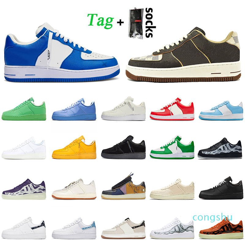 Travis Scotts 1s Low Sneakers Airforces 1 Designer Casual Shoes Offs White Printing Brown Team Royal Comet Red Forces1 Nail Art With Socks AF1s Women Mens 3, B55 sup white 36-45
Travis Scotts 1s Low Sneakers Airforces 1 Designer Casual Shoes Offs White Printing Brown Team Royal Comet Red Forces1 Nail Art With Socks AF1s Women Mens 3, B55 sup white 36-45