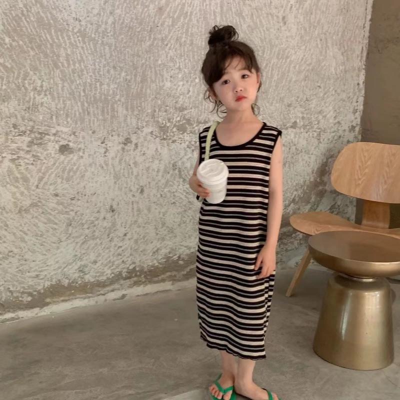 Girl's Dresses Children Girls Summer Casual Dress Striped Suspender Retro Style Sleeveless Tank Top Clothes For 1-5T GirlGirl's, Black
Girl's Dresses Children Girls Summer Casual Dress Striped Suspender Retro Style Sleeveless Tank Top Clothes For 1-5T GirlGirl's, Black