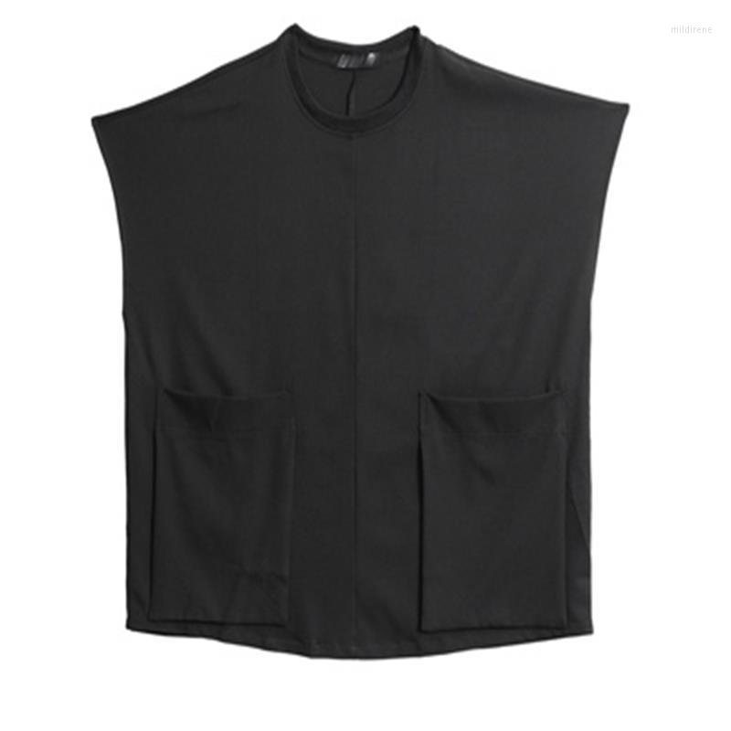 Men' T-Shirts T-Shirt Men' Black Sleeveless Simple Fashion Personalized Large Pocket Decoration Loose T-ShirtMen' Mild22
Men' T-Shirts T-Shirt Men' Black Sleeveless Simple Fashion Personalized Large Pocket Decoration Loose T-ShirtMen' Mild22