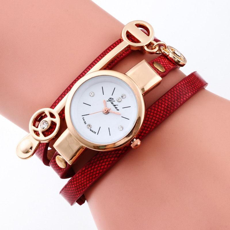 Wristwatches The Three-circle Winding Ladies Bracelet Watch Compact Fashion Diamond Face Scale Girls, Blue
Wristwatches The Three-circle Winding Ladies Bracelet Watch Compact Fashion Diamond Face Scale Girls, Blue