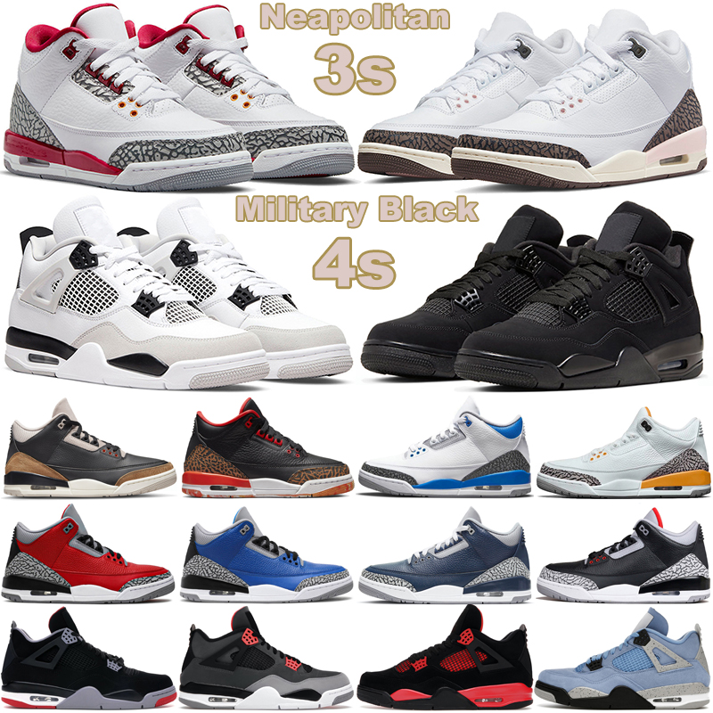 3 3s Jumpman Basketball Shoes Men Women Neapolitan Muslin Cardinal Red Cool Grey Shady 4 4s Military Black Cat White Oreo Mens Trainers Outdoor Sports Sneakers 36-47
3 3s Jumpman Basketball Shoes Men Women Neapolitan Muslin Cardinal Red Cool Grey Shady 4 4s Military Black Cat White Oreo Mens Trainers Outdoor Sports Sneakers 36-47