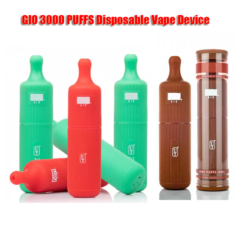 GIO 3000 Puffs Disposable E Cigarettes Vape Device 6.0ml Pod 850mah Built-in Battery 10 Colors vs BOOM GIO
GIO 3000 Puffs Disposable E Cigarettes Vape Device 6.0ml Pod 850mah Built-in Battery 10 Colors vs BOOM GIO