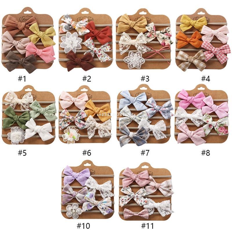 Hair Accessories 5Pcs Born Infant Baby Girls Floral Bowknot Headband Set Nylon Elastic Band Toddler Lace Flower DropshipHair 
Hair Accessories 5Pcs Born Infant Baby Girls Floral Bowknot Headband Set Nylon Elastic Band Toddler Lace Flower DropshipHair