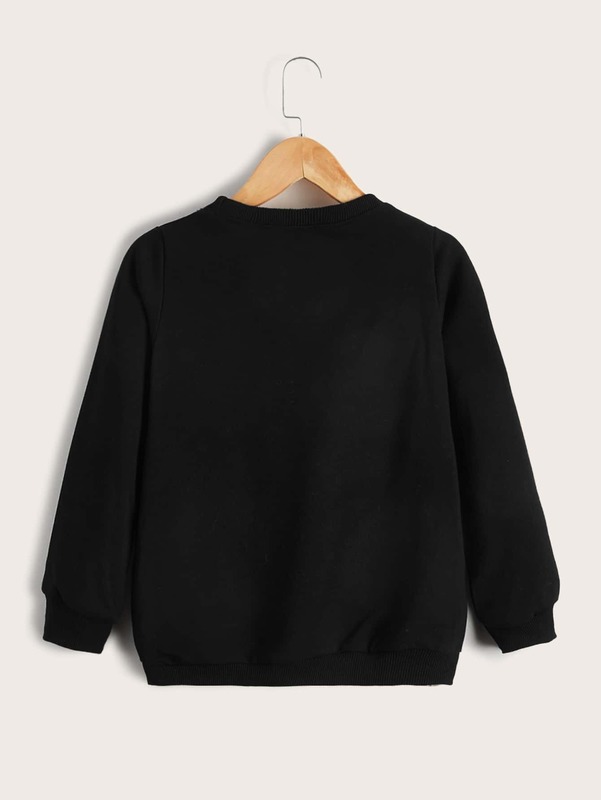 Toddler Boys Slogan Graphic Sweatshirt SHE01