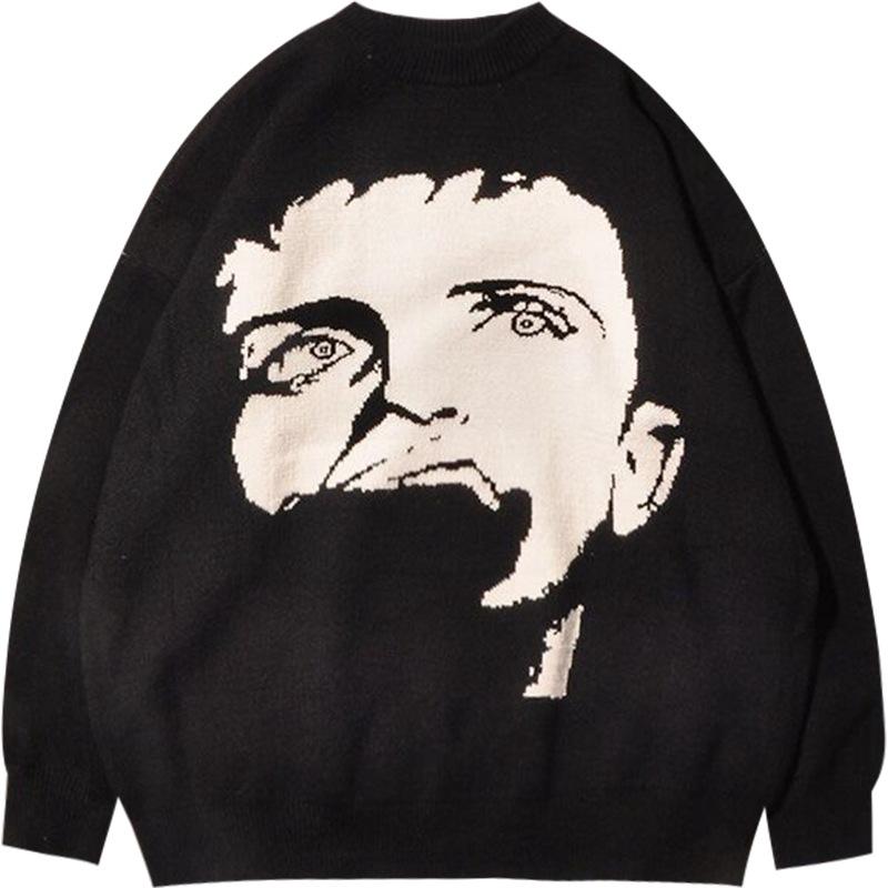 Men' Sweaters Ins Hong Kong Fashion Brand Round Neck Men' Sweater Autumn Winter Hip Hop Loose Korean Lazy Wind Pullover SweaterMen, Black
Men' Sweaters Ins Hong Kong Fashion Brand Round Neck Men' Sweater Autumn Winter Hip Hop Loose Korean Lazy Wind Pullover SweaterMen, Black