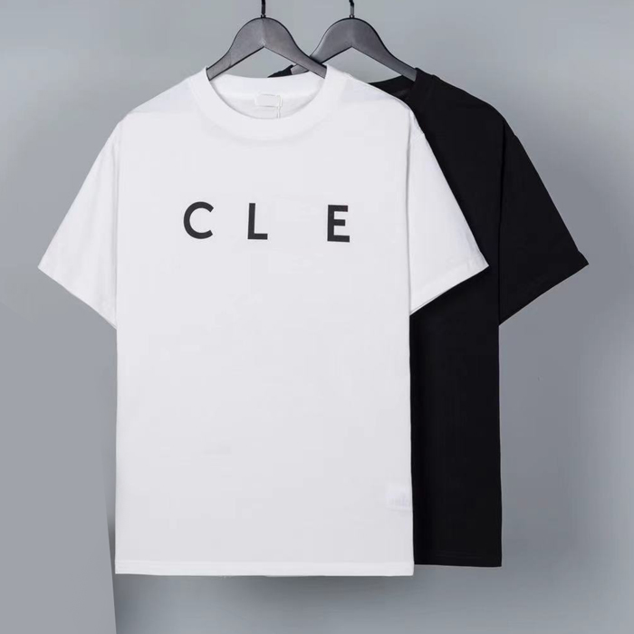 New CL Mens and Women Designer Tee T Shirts Casual Tees Ce1ine Comfortable Men Women Letter Print Oversized Athleisure T-Shirts C863354