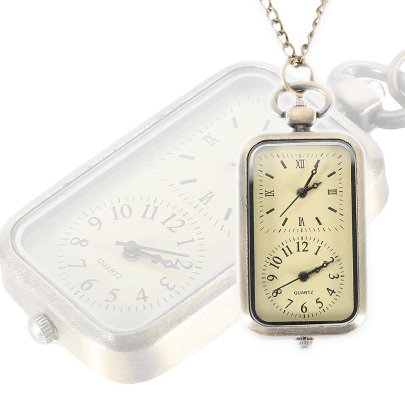 Pocket Watches Vintage Quartz Steampunk Watch Dual Double Time Zone Movement Necklace Chain Clock LL@17, Default
Pocket Watches Vintage Quartz Steampunk Watch Dual Double Time Zone Movement Necklace Chain Clock LL@17, Default