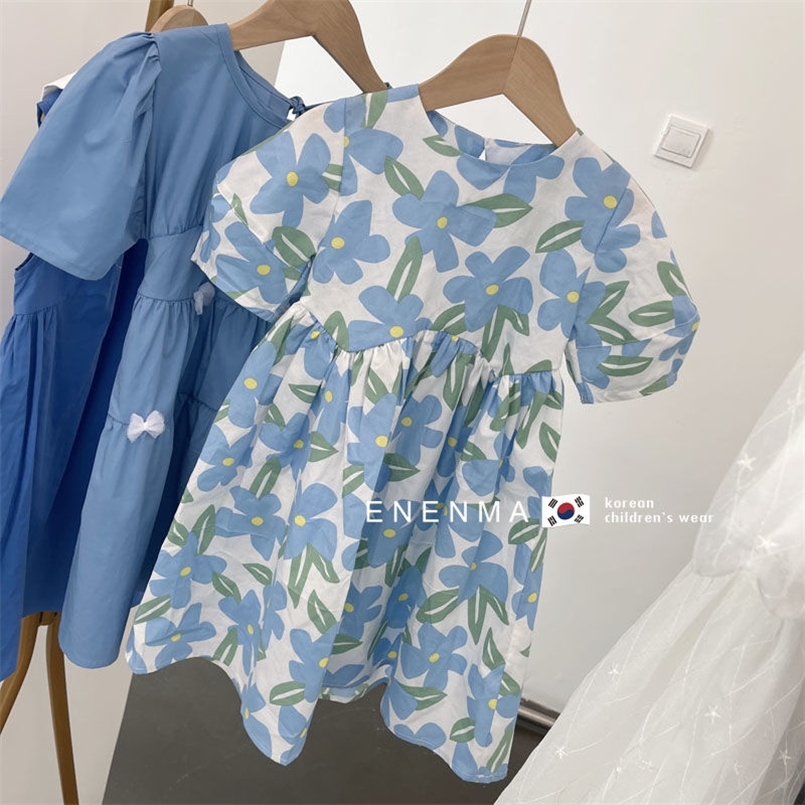 Summer Lolita Blue Floral Kids Clothes Girls Casual Elegant Children Dresses For Teens Party Fairy Princess Sundress Ball Gown 220614
Summer Lolita Blue Floral Kids Clothes Girls Casual Elegant Children Dresses For Teens Party Fairy Princess Sundress Ball Gown 220614