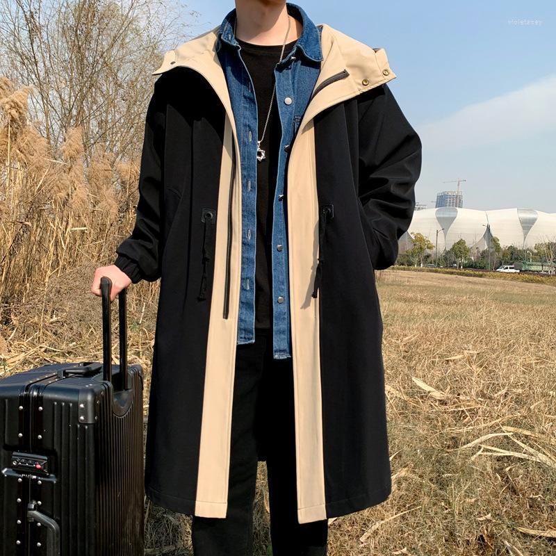 Men's Trench Coats PARKLEES 2022 British Style Long Coat Men Windproof Colorblock Zipper Hoodie Streetwear Casual Daily Plus Size Jackets Vi, Black
Men's Trench Coats PARKLEES 2022 British Style Long Coat Men Windproof Colorblock Zipper Hoodie Streetwear Casual Daily Plus Size Jackets Vi, Black