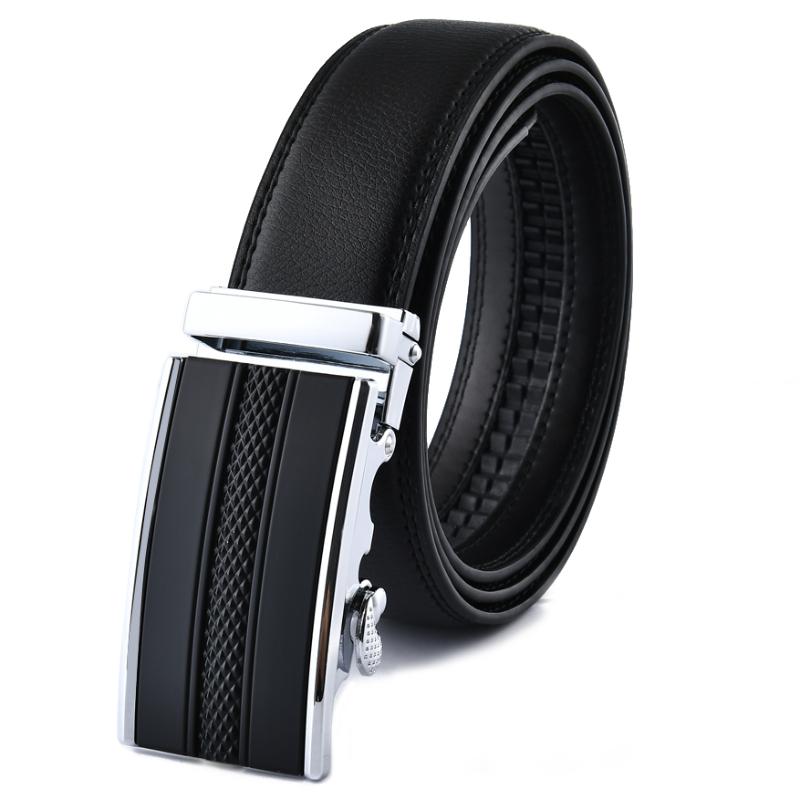 Belts Fashion Automatic Buckle Genuine Leather Mens Jeans High Quality Goth Waist Belt For Men Black Big 130cm Long
Belts Fashion Automatic Buckle Genuine Leather Mens Jeans High Quality Goth Waist Belt For Men Black Big 130cm Long