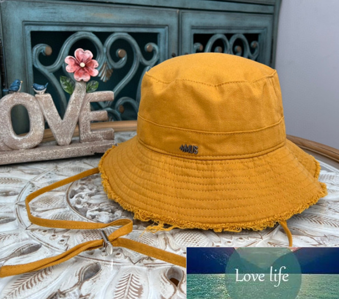Fashion High Quality Summer Wide Brim Hats Jacquemu Le Bob Artichaut Women Bucket Hat, As pic
Fashion High Quality Summer Wide Brim Hats Jacquemu Le Bob Artichaut Women Bucket Hat, As pic