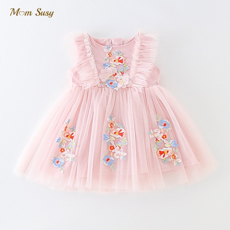 Baby Girl Princess Flower Embroidery Dress Ruffle Sleeve Infant Toddler Tutu Mesh Vestido Party Birthday Baby Clothes 110Y 220614, Pink
Baby Girl Princess Flower Embroidery Dress Ruffle Sleeve Infant Toddler Tutu Mesh Vestido Party Birthday Baby Clothes 110Y 220614, Pink