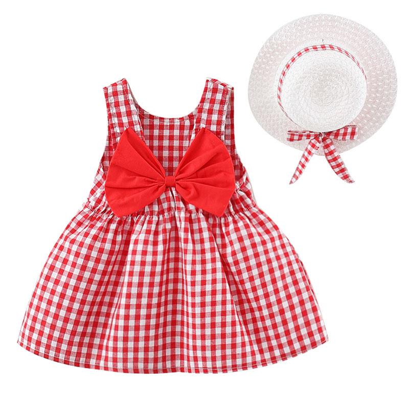 Girl's Dresses 2Piece Summer Toddler Clothes Korean Cute Bow Plaid Print Flowers Born Baby Dress Little Girls Clothing BC012Girl's
Girl's Dresses 2Piece Summer Toddler Clothes Korean Cute Bow Plaid Print Flowers Born Baby Dress Little Girls Clothing BC012Girl's