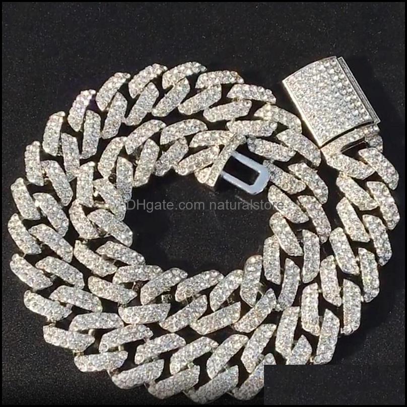 Chains Necklaces Pendants Jewelry Iced Out Miami Cuban Link Chain Gold Sier Men Hip Hop Necklace 16Inch 18Inch 20Inch 22Inch 24Inch 18Mm
Chains Necklaces Pendants Jewelry Iced Out Miami Cuban Link Chain Gold Sier Men Hip Hop Necklace 16Inch 18Inch 20Inch 22Inch 24Inch 18Mm