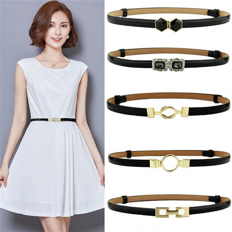 Belts Leather Belt Adjustable Ladies Dress Skinny Thin Women Waist Strap Gold Color Buckle Female 2022Belts, Black
Belts Leather Belt Adjustable Ladies Dress Skinny Thin Women Waist Strap Gold Color Buckle Female 2022Belts, Black