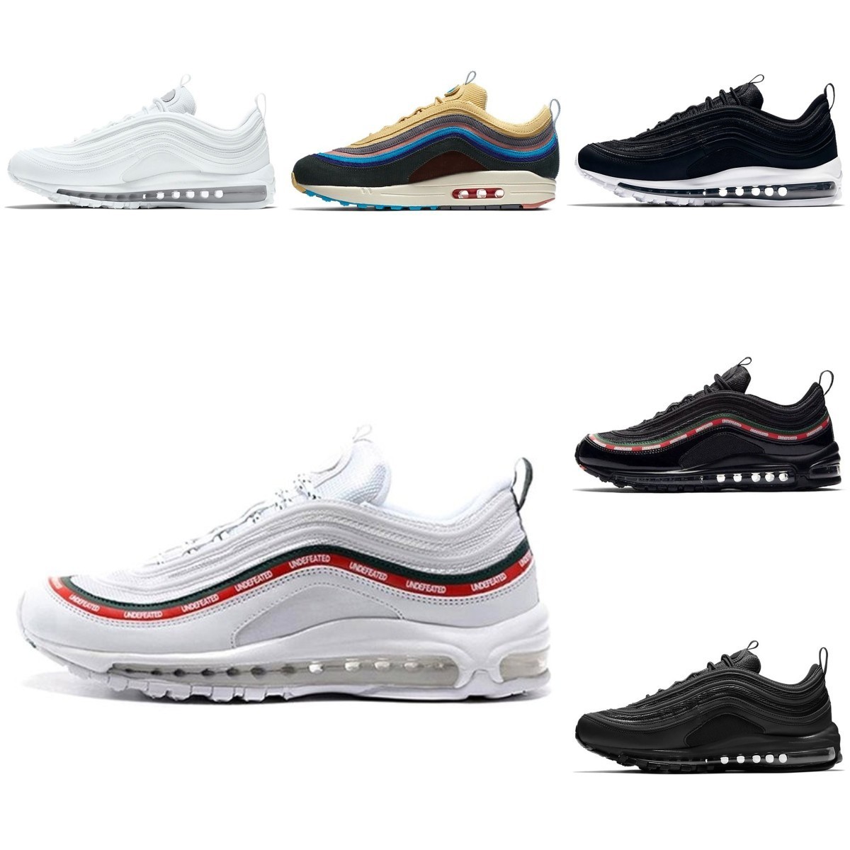 97 Running Shoes Men Women Sean Wotherspoon 97s Triple Black White Silver Bullet Gold South Beach Ghost Mens Trainers Sports Sneakers Designer A001, Shau
97 Running Shoes Men Women Sean Wotherspoon 97s Triple Black White Silver Bullet Gold South Beach Ghost Mens Trainers Sports Sneakers Designer A001, Shau