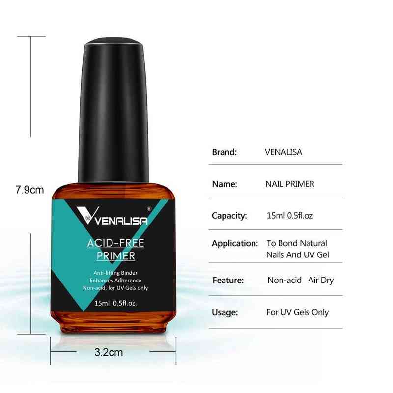 NXY Nail Gel Bonder Prep Dehydrator and Acid Free Primer Acrylic Uv Base Coat Air Dry Art 2 Pcs Set 0328
