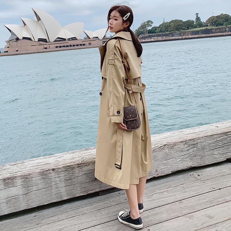 Women' Trench Coats Loose Korean Women Coat Solid Brown Casual Overcoat Long Dames Kleding Fashion Simple Jacket Autumn MM60WFY
Women' Trench Coats Loose Korean Women Coat Solid Brown Casual Overcoat Long Dames Kleding Fashion Simple Jacket Autumn MM60WFY